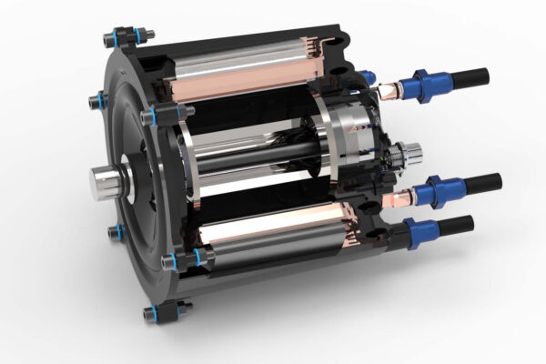 New design allows smaller, lighter traction motors
