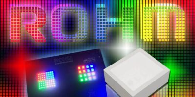 Smallest reflector-type, high brightness 3-colour LED for matrix displays