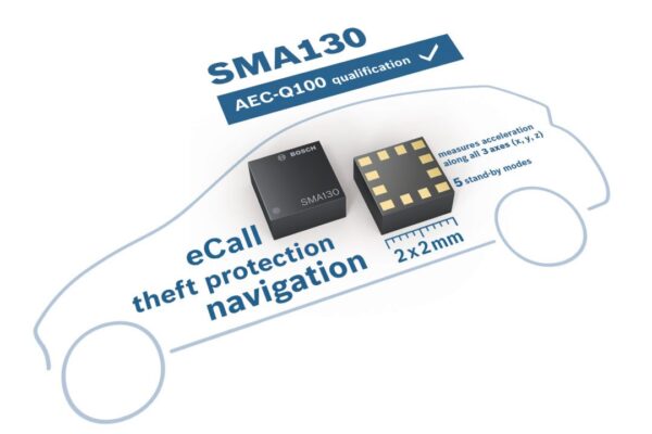 MEMS acceleration sensor targets eCall and navigation