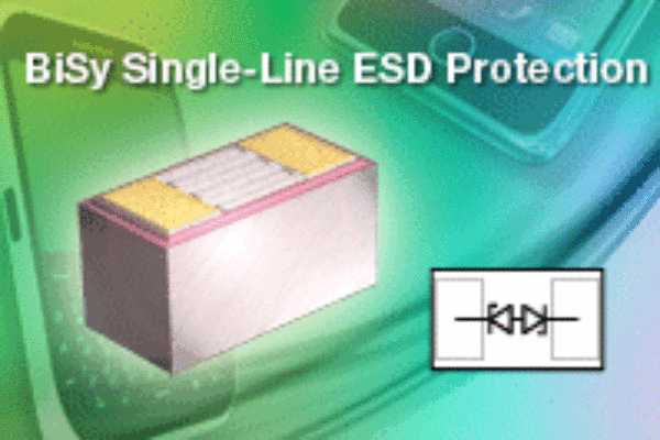 Bidirectional symmetrical single-line ESD protection diode offers ultra-compact benefits