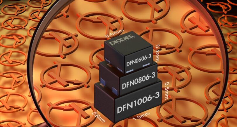 Barely-visible discrete transistors reduce PCB space