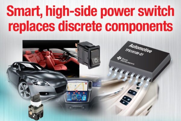 Smart power switch replaces discretes in powertrain and automotive body electronics