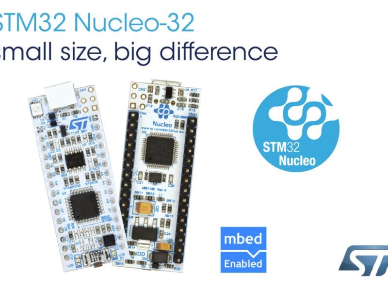 Nucleo development boards for 32-pin STM32 microcontrollers