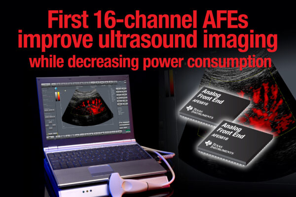 16-channel ultrasound AFEs enable efficient system designs