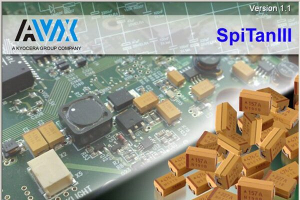 New libraries for AVX’s tantalum and niobium oxide capacitor simulation software SpiTanIII v1.1
