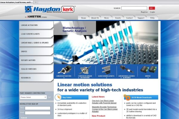 Haydon Kerk Motion Solutions launches new website
