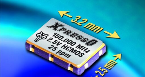 XpressO XO HCMOS oscillators available in 2.5-V