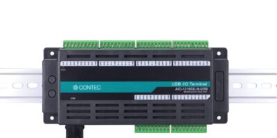 USB measurement control units interconnects analogue I/O, digital I/O and digital counters to PCs