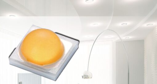 High brightness 3.5×3.5×0.58mm SMT LED package delivers up to 110lm from 1W