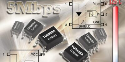 7.0×3.7×2.1mm logic IC photocouplers support 5Mbps data rates for industrial applications