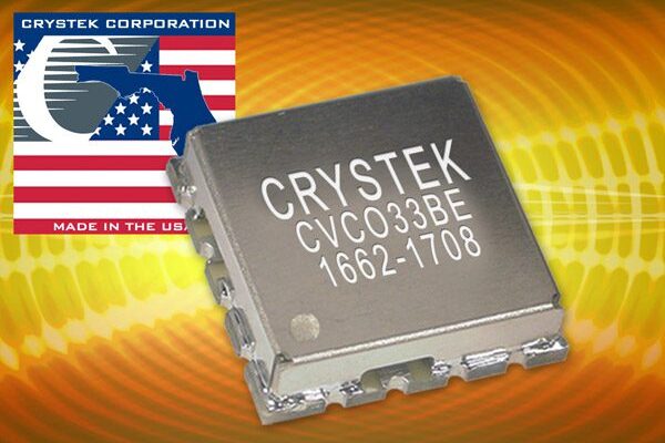 Voltage controlled oscillator offers high linearity over 1662 to 1708 MHz
