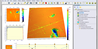 White light interferometer integrates MountainsMap software for surface analysis