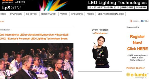 Win free entries to Bregenz’ LED professional Symposium
