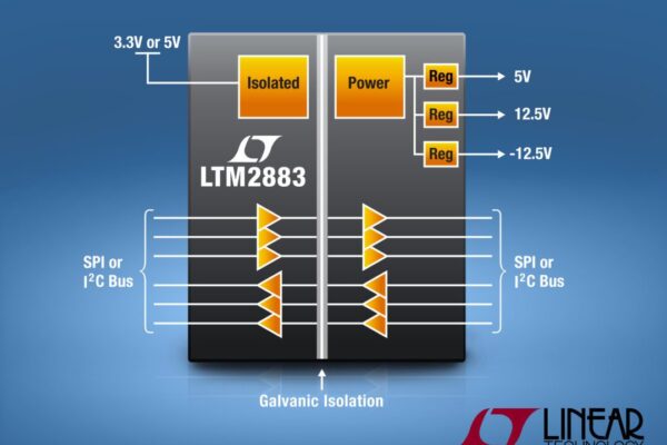 SPI/digital or I2C uModule isolator provides three isolated power rails