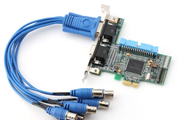 PCI-Express 8-channel frame grabber for NTSC/PAL video and audio