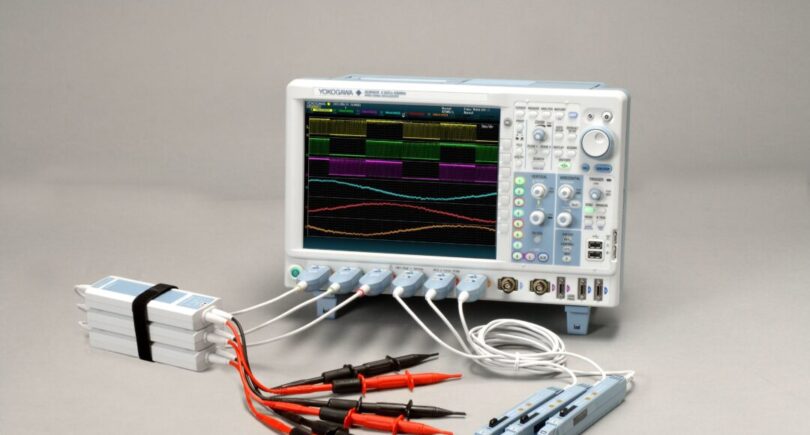 8-channel mixed-signal 500MHz oscilloscope supports up to to 2.5 GS/s