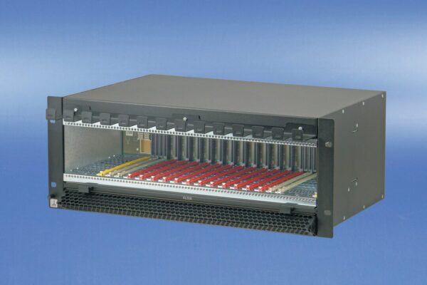 4U-high 19-inch MicroTCA system incorporates thermal-management and redundancies