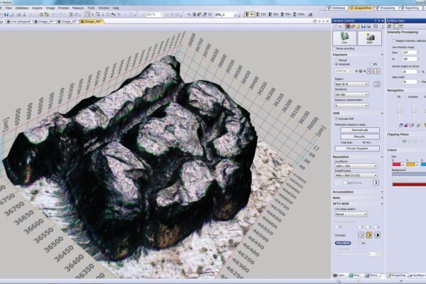 Automated material imaging software targets microscopy