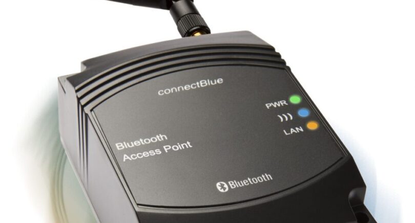 Bluetooth access point enables up to seven connections to 10/100 Base-T Ethernet