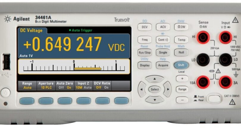 6½ digit digital multimeters with expanded 100µA to 10 A current range