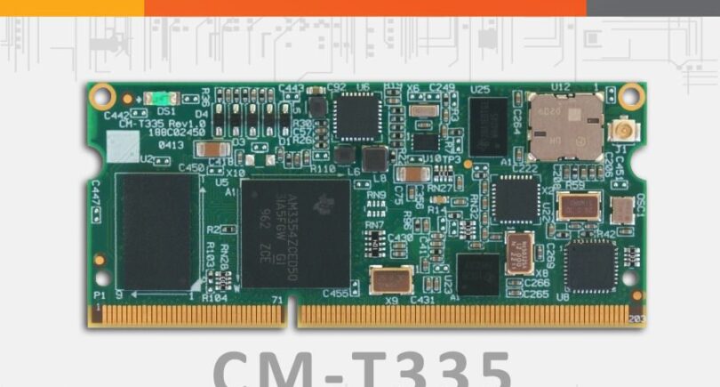Low-cost ARM Cortex-A8 computer on module comes with PCAP touch support