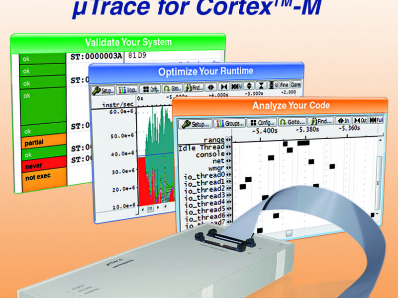 Debug and trace tool set for the Cortex-M family of MCUs