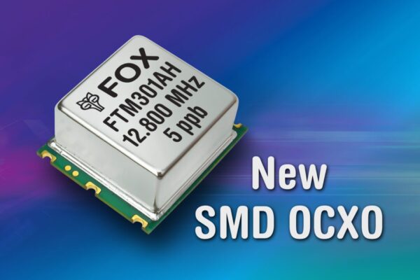 Surface mount oven controlled crystal oscillator delivers high stability