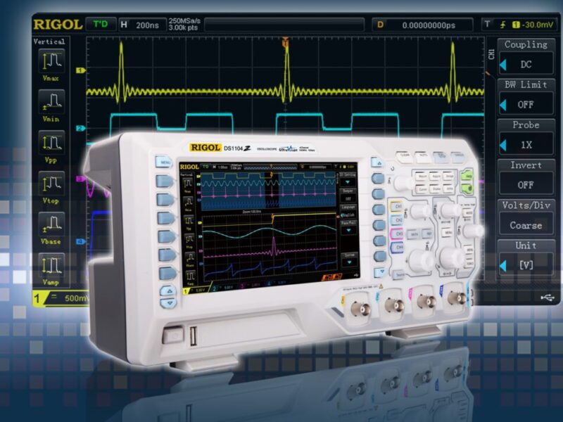 70 to 100MHz 4-channel digital oscilloscope is price-competitive with 2-channel scopes