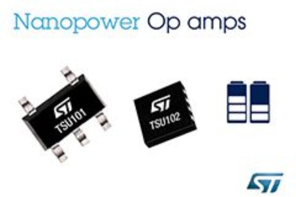Nanopower op-amps optimize system power consumption