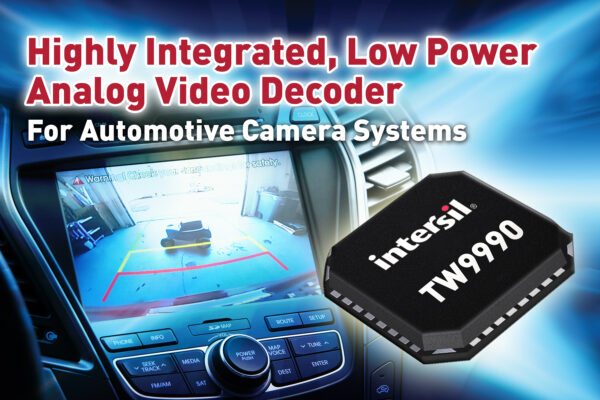 Low power analogue video decoder for automotive camera systems