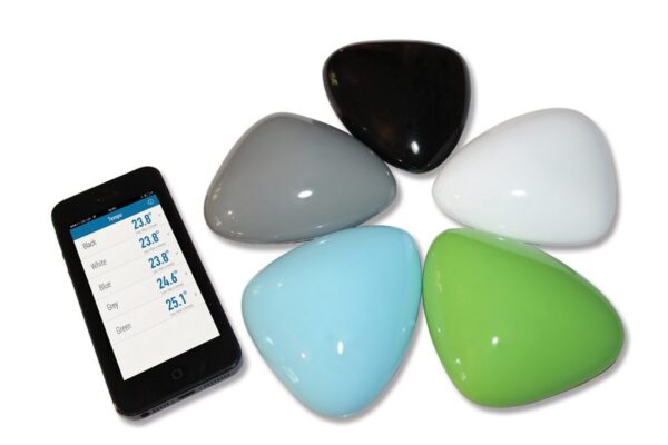 Bluetooth Smart temperature sensor enables a smartphone to monitor temperature