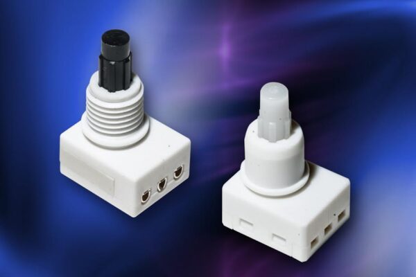 Latching pushbutton switch offers 4.5mm of travel