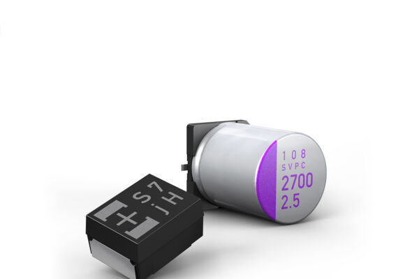 Capacitors offer low ESR and extended life ratings