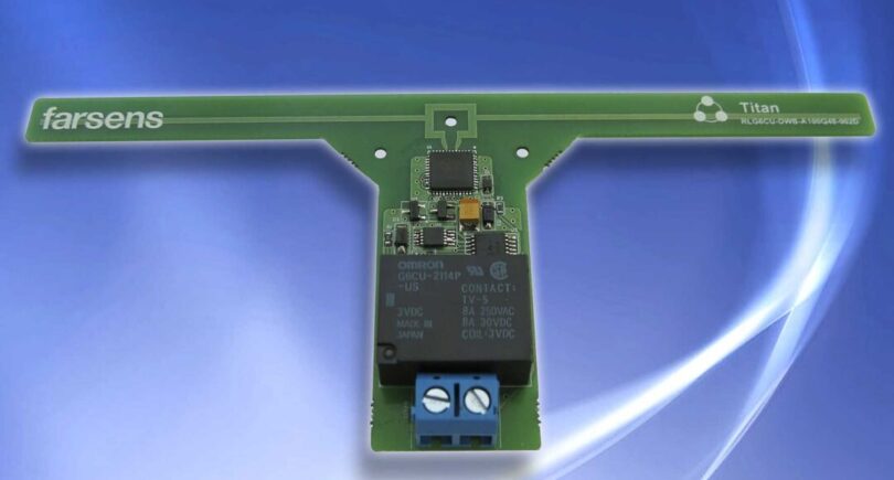 Bistable RFID relay can be activated in range up to 1.5m