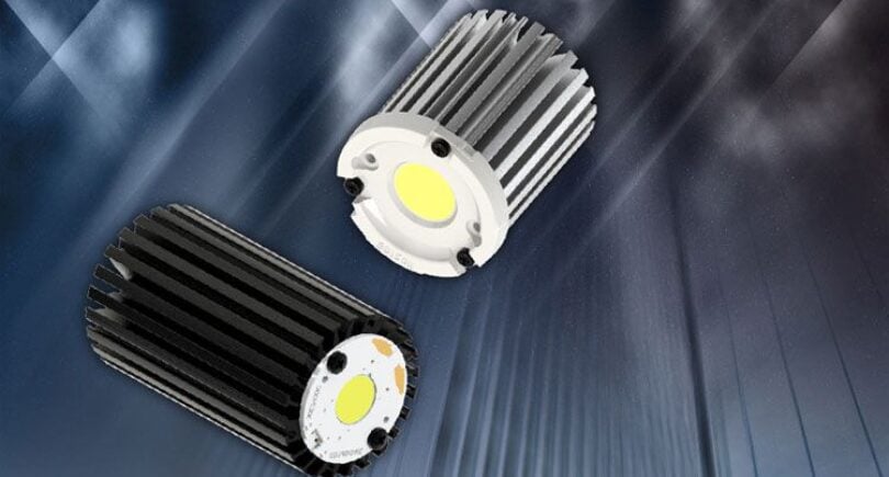 1800-lumen spotlight LED cooler offers space-saving benefits