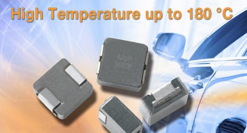 Inductor operates at up to 180 degrees C
