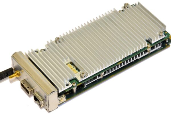 AMC-format card hosts Xilinx Virtex-7 FPGA for wireless front-ends