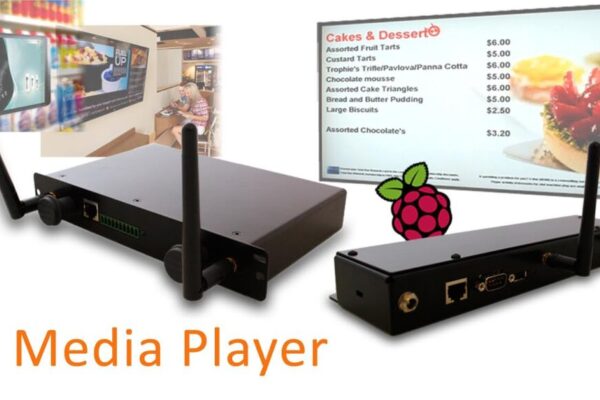 Digital signage player runs on low-cost Raspberry Pi
