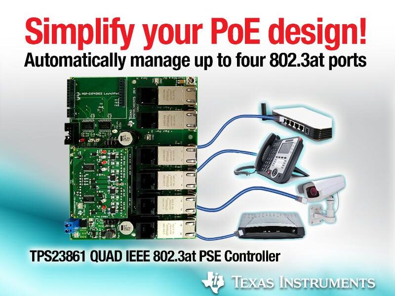 Evaluation module and reference design simplify Power-over-Ethernet design