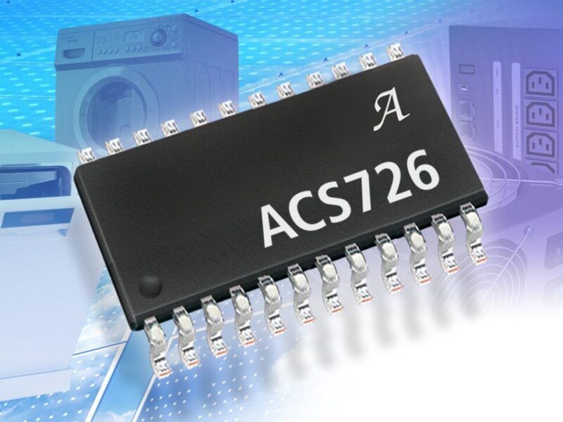 AC current sensor boasts differential output, galvanic isolation