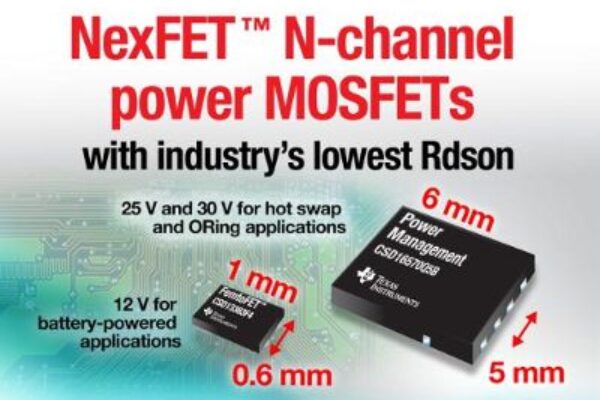 25-V and 30-V N-channel power MOSFETs offer lowest Rdson in a QFN package