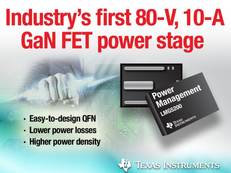 80-V half-bridge GaN FET module targets GaN power-conversion solutions