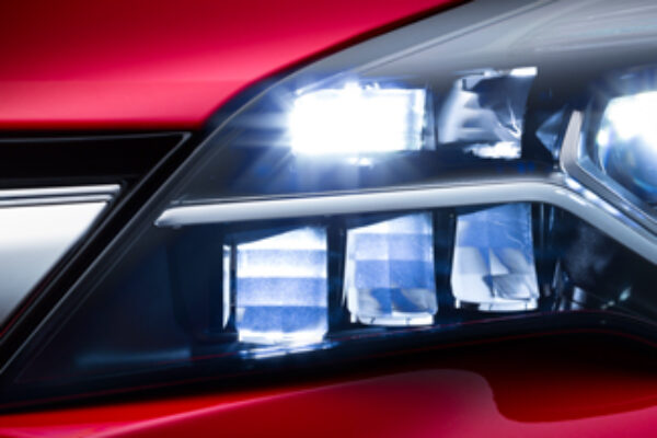 Opel Astra unveils intelligent glare-free LED matrix lighting