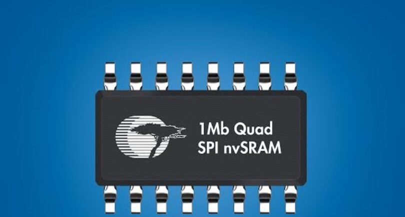 1Mb nvSRAM with quad serial peripheral interface up to 108MHz