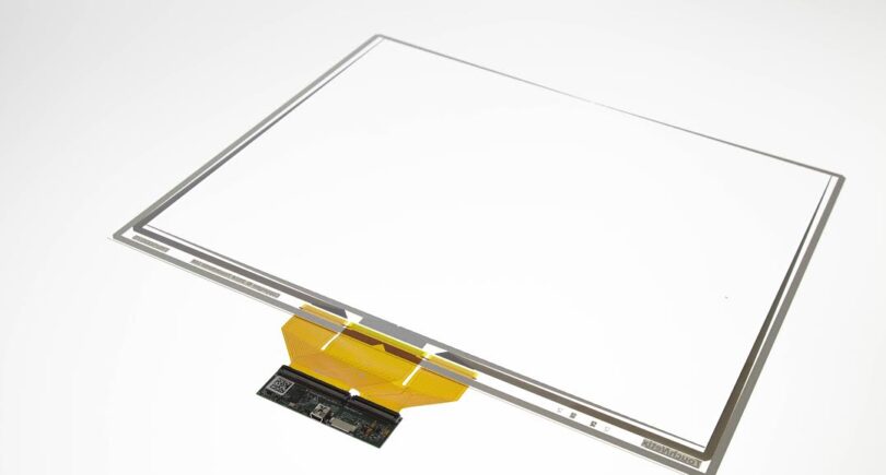 Force sensing touchscreen available in 7″ to 22″ sizes