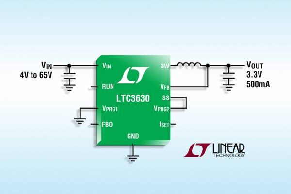 Synchronous buck converter delivers 90% efficiency at very low quiescent current