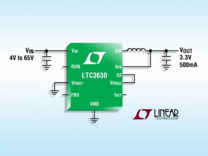 Synchronous buck converter delivers 90% efficiency at very low quiescent current