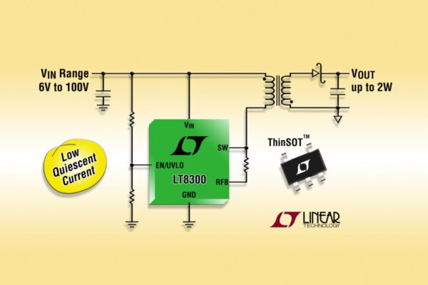 High voltage isolated monolithic flyback regulator in ThinSOT simplifies design