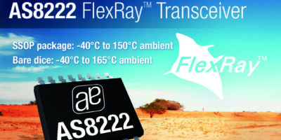Austriamicrosystems announces industry’s first FlexRay transceiver for high temperature applications