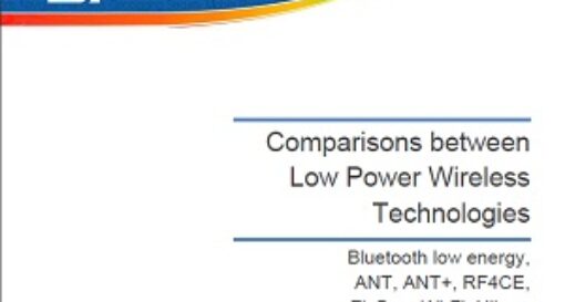 Comparisons between Low Power Wireless Technologies